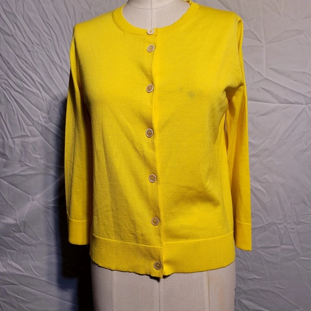 Piazza Sempione Bright Yellow Women's Cardigan